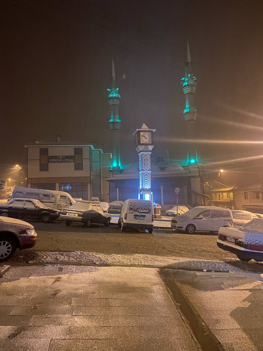 Konya özlediği kışı baharda yaşıyor 11